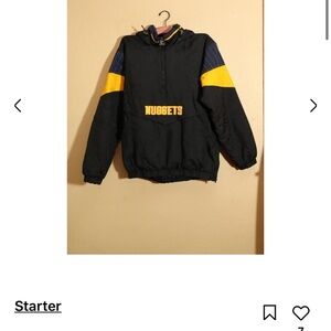 Starter Black and Yellow Sports Jacket